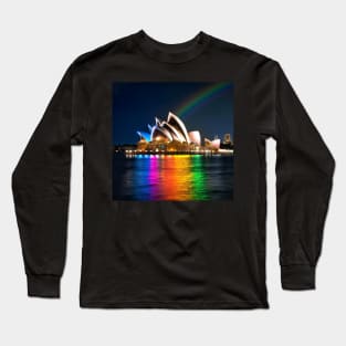 Sydney Pride Rainbow Opera House Long Sleeve T-Shirt